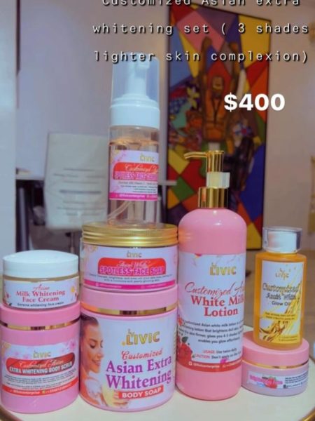 Customized Asian Whitening Set